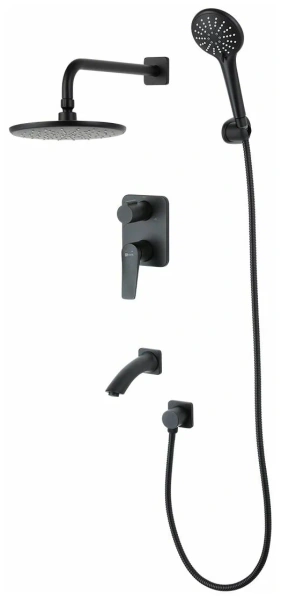 Душевая система Lemark Bronx (LM3722BL)